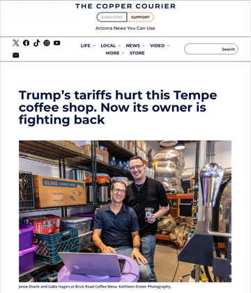 When Policy Hits Home: Brick Road Coffee, Tariffs & The Power of Community
