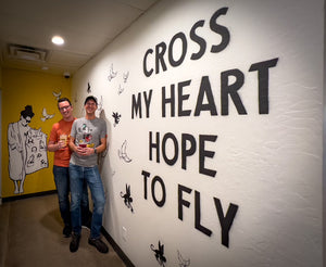 Gabe and Jesse owners of Brick Road Coffee